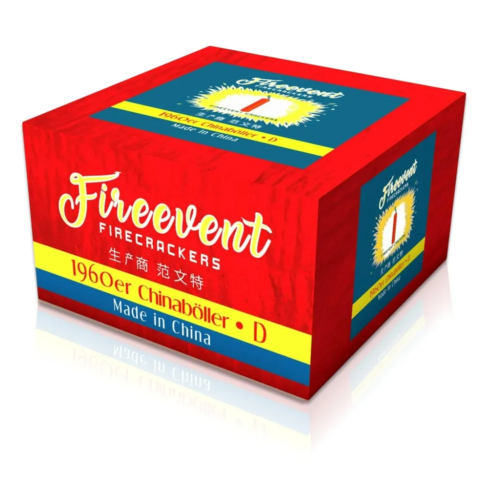 1960er Chinaböller D, 4Stk.