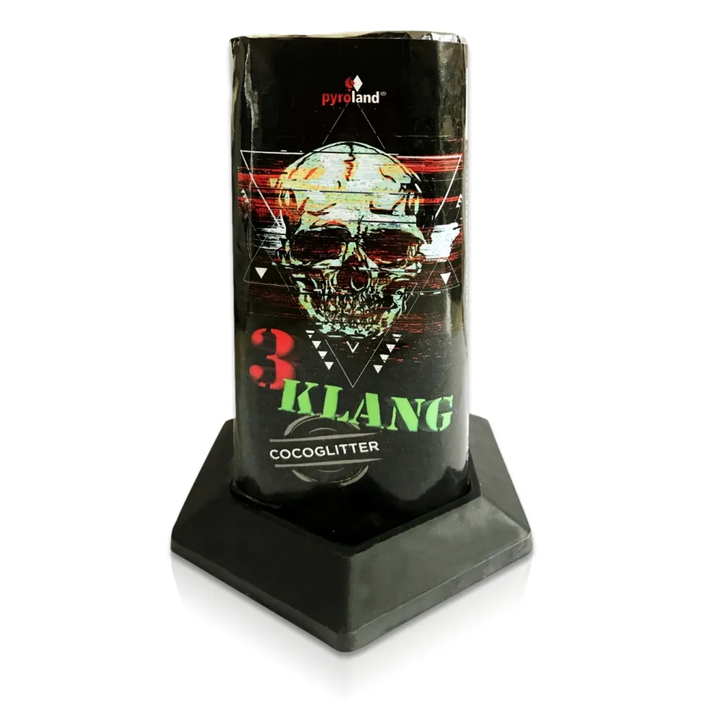 3Klang Bombenrohr Cocoglitter, 3Sch.