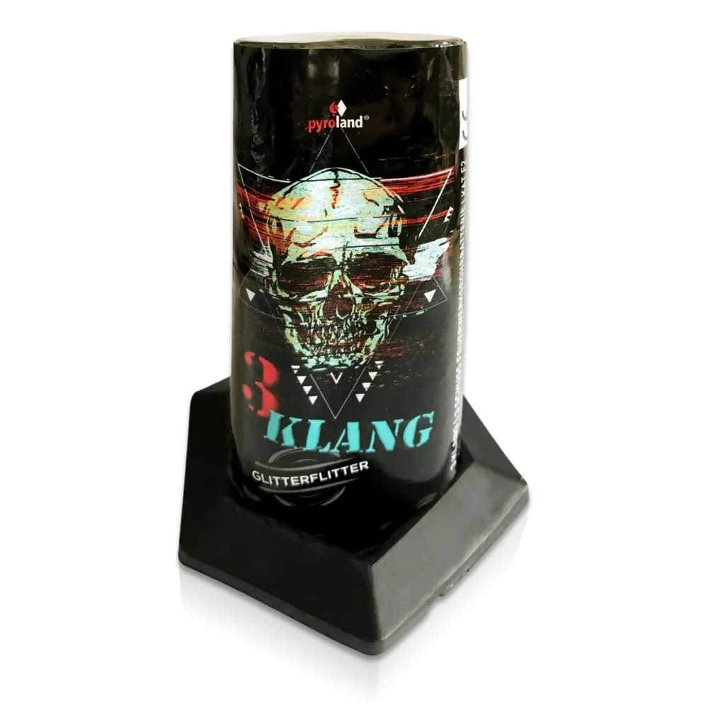 3Klang Bombenrohr Glitterflitter, 3Sch.