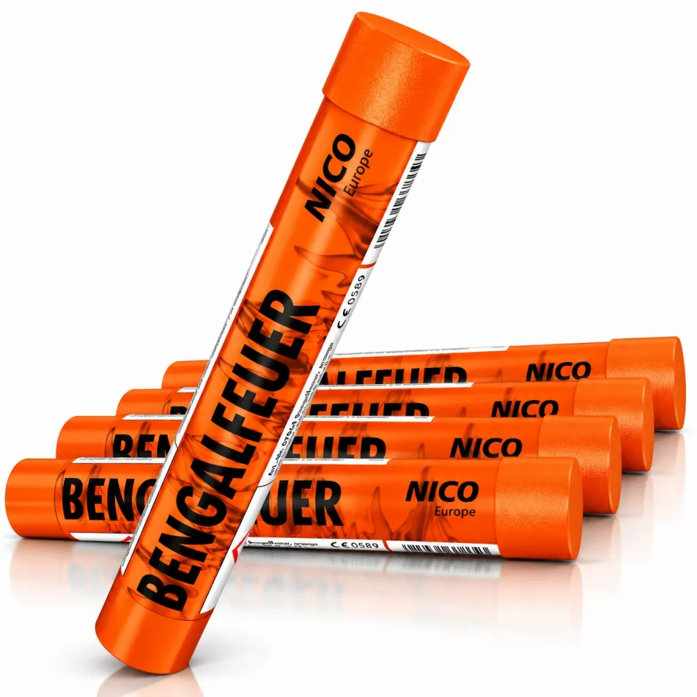 Bengalfeuer Orange 5Stk.
