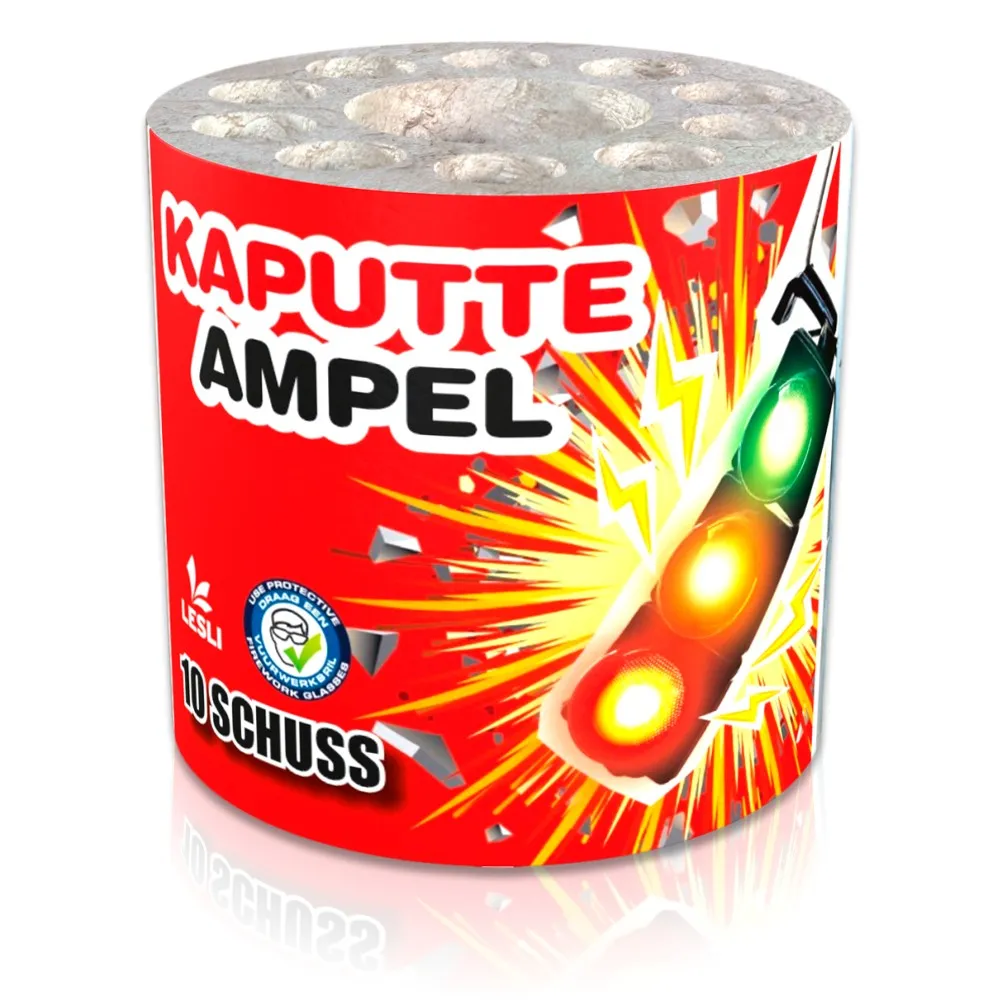 Kaputte Ampel 10-Schuss