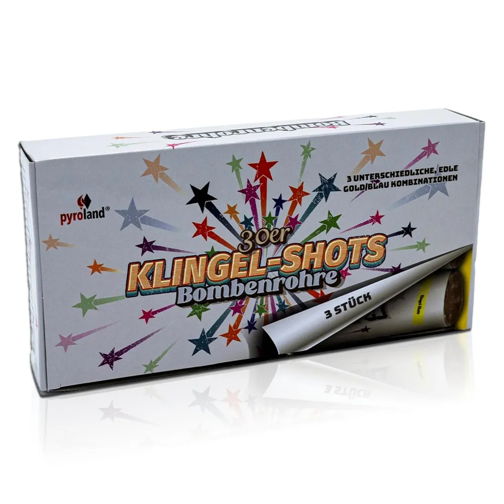 Klingel-Shots Bombenrohre 3 Stück