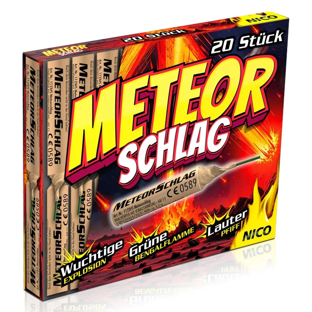 Meteorschlag 20 Stück