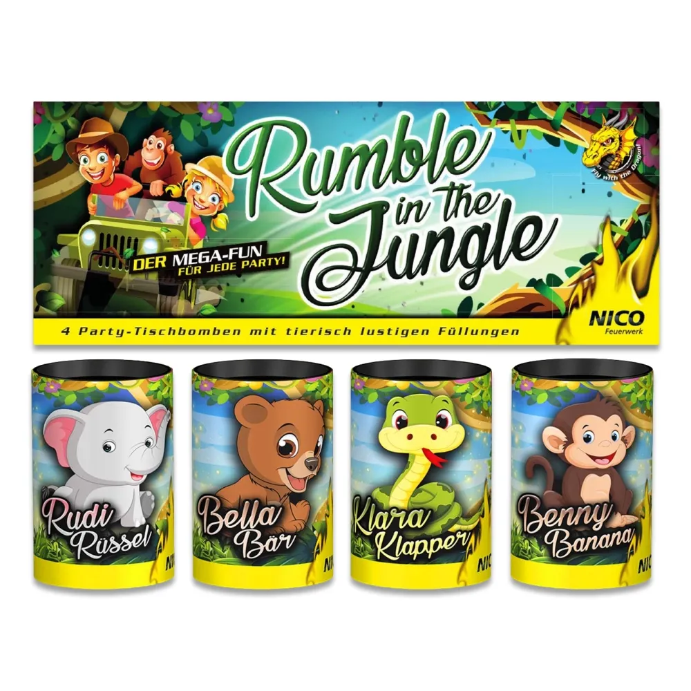 Rumble in the Jungle, 4Stk.