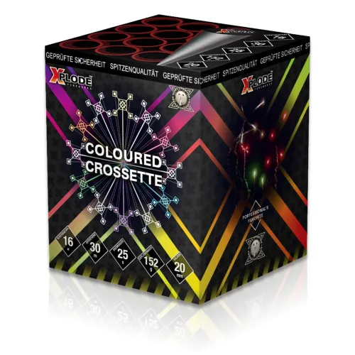 Coloured Crossette, 16Sch.