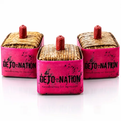 Deto-Nation Pink Glitter 3Stk.