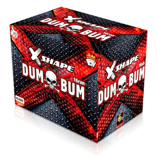 Dumbum X Shape, 16Sch.
