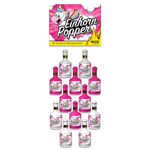 Einhorn Popper, 12Stk.