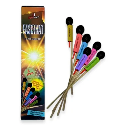 Fascinat Bomben-Raketen, 6Stk.