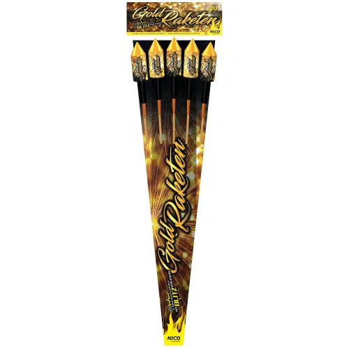 Gold Raketen 5er Btl.