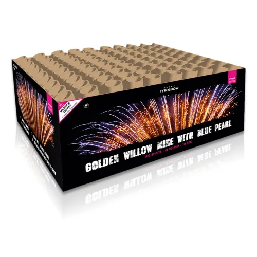 Golden willow mine with blue pearl 100-Schuss