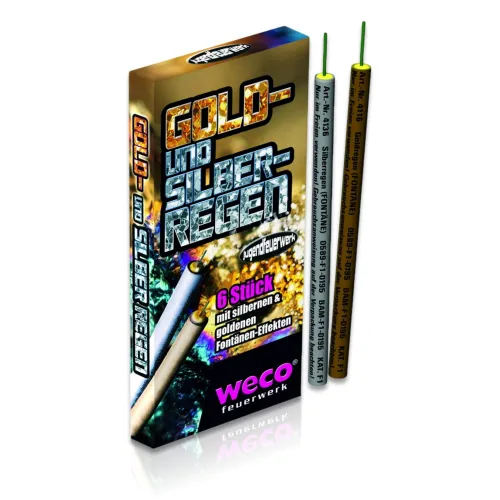 Gold- und Silberregen, 6Stk.