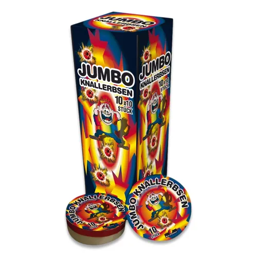 Jumbo Knallerbsen Dose, 100Stk.