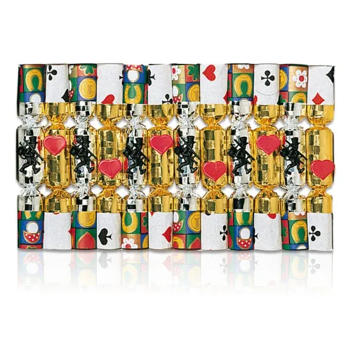 Knallbonbon 15cm Goldglanzfolie, 12Stk.