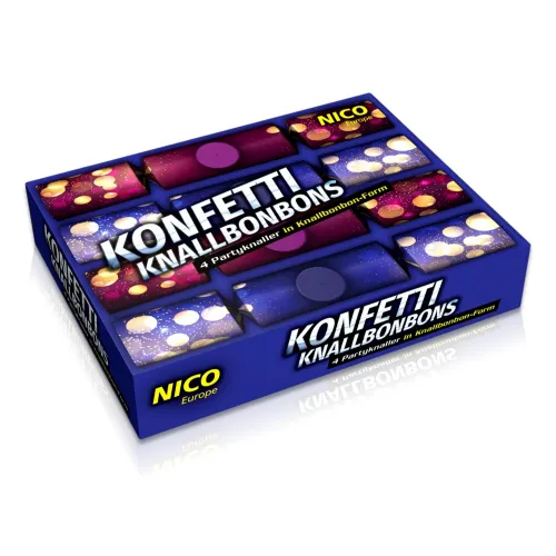 Konfetti Knallbonbons, 4Stk.