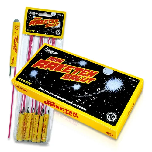 Mini-Raketen Salut, 10Stk.
