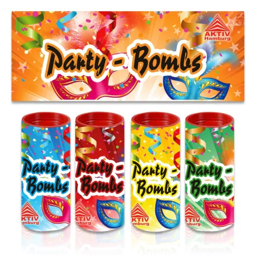 Party Bombs, 4Stk.