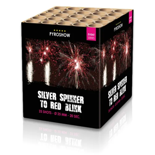 Silver Spinner to Red Blink, 25Sch.