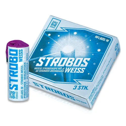 Strobos Weiss, 3Stk.